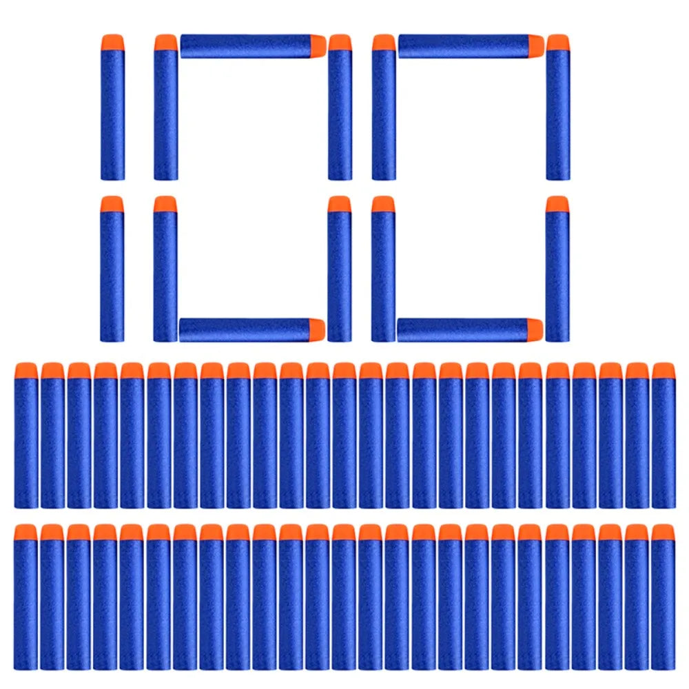 Electric Darts Toy Airsoft or Nerf Gun 7.2CM Hole Head Bullets Foam. Safe Sucker Bullet for Nerf Blasters Toy for Children
