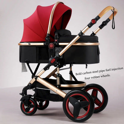 Newborn 2 In 1 Baby Stroller,Luxury high landscape baby carriage,Folding pram,travel Pushchair,baby trolley car,baby strollers