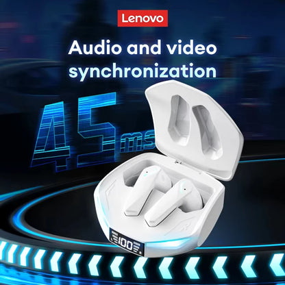 New Lenovo XT53 Wireless  5.4 Earbuds with LED Digital Display and Waterproof Gaming Earbuds