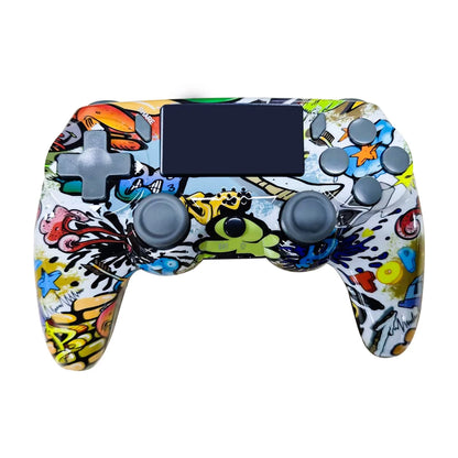 GAMINJA P47 Wireless Bluetooth Controller, Gamepad With 6-axis Gyroscope, Touchpad Dual Vibration For PS4 PC Wins 7 8