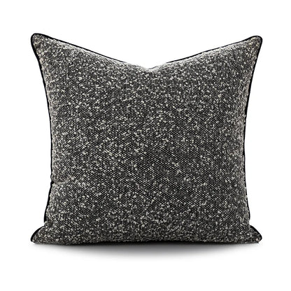 Modern simple Cushion black and white Chenille jacquard Pillow