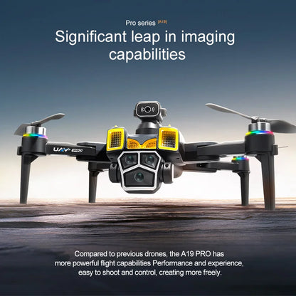 Lenovo Drone A19 Pro 4K HD 8K Professional 5G GPS Dual Camera Photography Brushless Foldable Quadcopter RC Distance Drones Toys