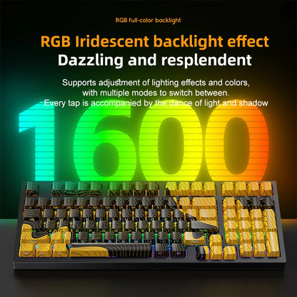 APAYADO K98 Three-Mode Wireless Gaming Mechanical Keyboard