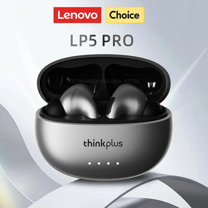 Lenovo LP5 PRO Wireless Bluetooth 5.4 Earphones TWS HiFi Sound for Gaming Earbuds