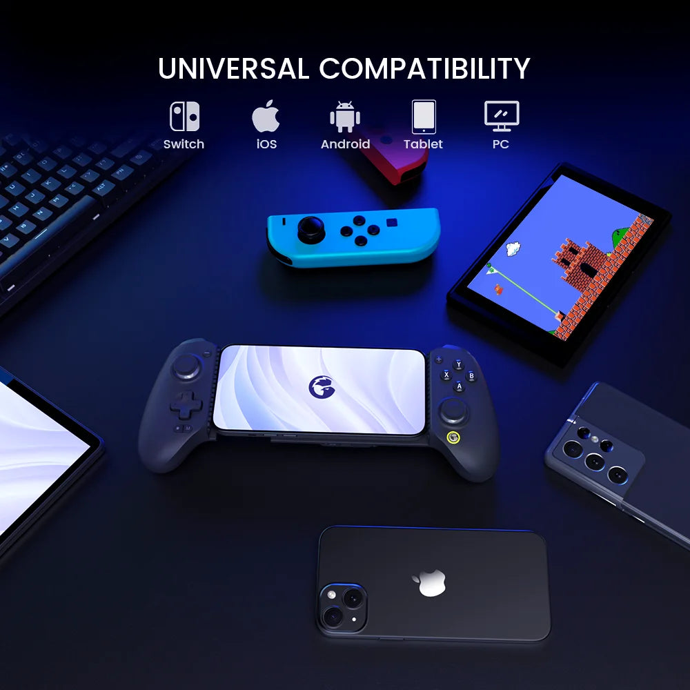 GameSir G8+ Bluetooth Gamepad. Hall Effect Gaming Controller for Nintendo Switch 2, Android Phone, Tablets, iPhone, iPad, PC