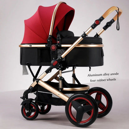 Newborn 2 In 1 Baby Stroller,Luxury high landscape baby carriage,Folding pram,travel Pushchair,baby trolley car,baby strollers