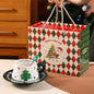 Christmas Gifts % Holiday Gift Set Ceramic Mugs for Coffee, Milk & Tea with Christmas Themed Designs