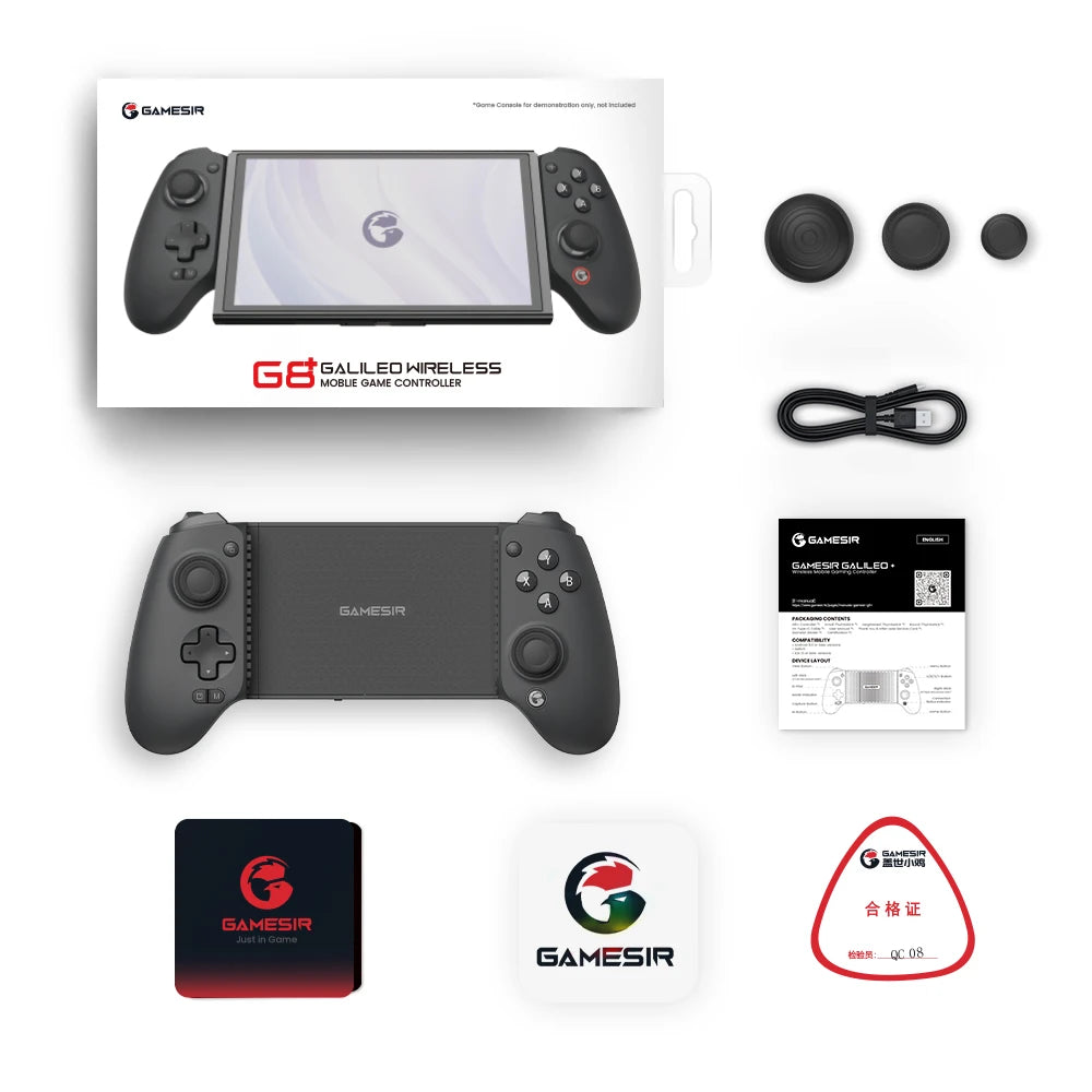 GameSir G8+ Bluetooth Gamepad. Hall Effect Gaming Controller for Nintendo Switch 2, Android Phone, Tablets, iPhone, iPad, PC