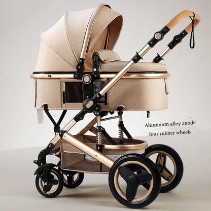 Newborn 2 In 1 Baby Stroller,Luxury high landscape baby carriage,Folding pram,travel Pushchair,baby trolley car,baby strollers