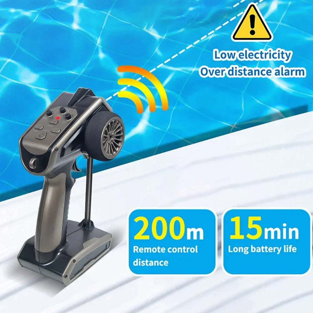 TY725 RC Boat TURBO JET PUMP & High-Speed Remote Control Jet Boat.  Adult & Children Gift