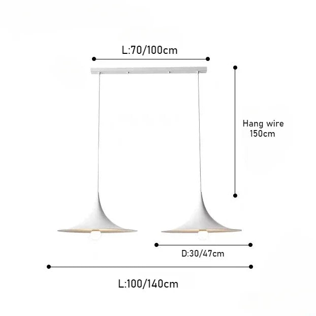 High Quality Scandinavia Pendant, Danish Lamp. Modern Minimalist Chandelier for Dining Hanging Light Room Decor