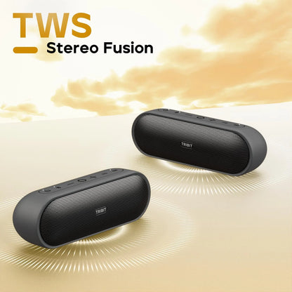 TRIBIT XSound Plus 2 Portable Bluetooth Speaker, IPX7 Waterproof Wireless Speaker