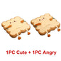 1pc Simulation Bread Toast Cushion Stuffed Memory Foam Pillow