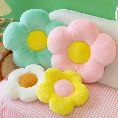Cushion Flower Circular Shape Pillow