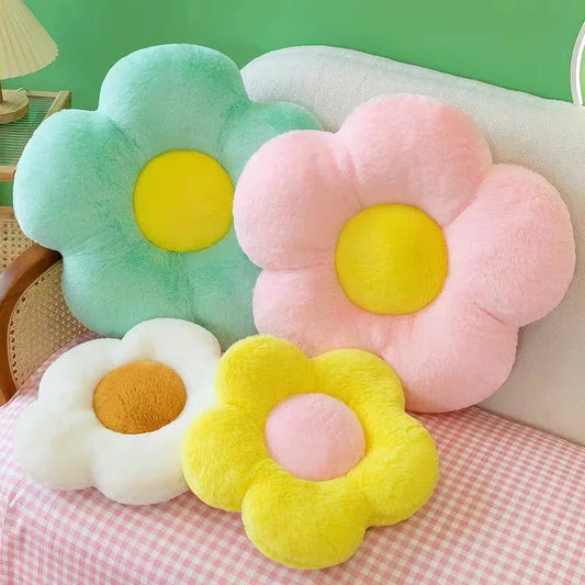 Cushion Flower Circular Shape Pillow