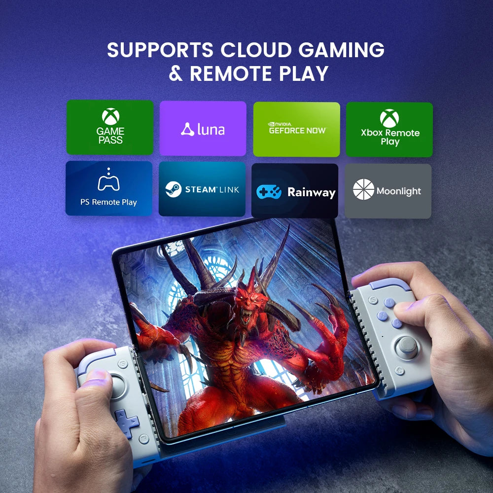 GameSir X2s Mobile Phone Gamepad. Game Controller for Cloud Gaming Xbox Game Pass STADIA xCloud, Hall Effect Joystick and Trigger