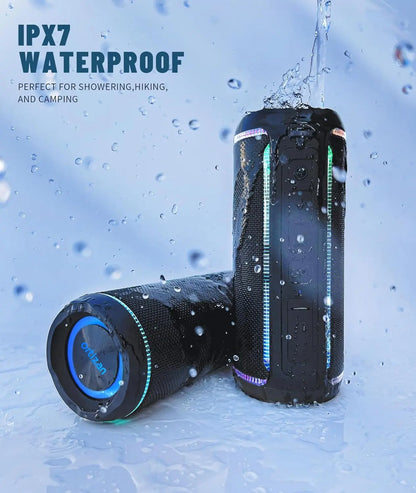 Ortizan X30 Portable Bluetooth Speakers Bass Boost, Powerful Wireless IPX7 Waterproof Speaker