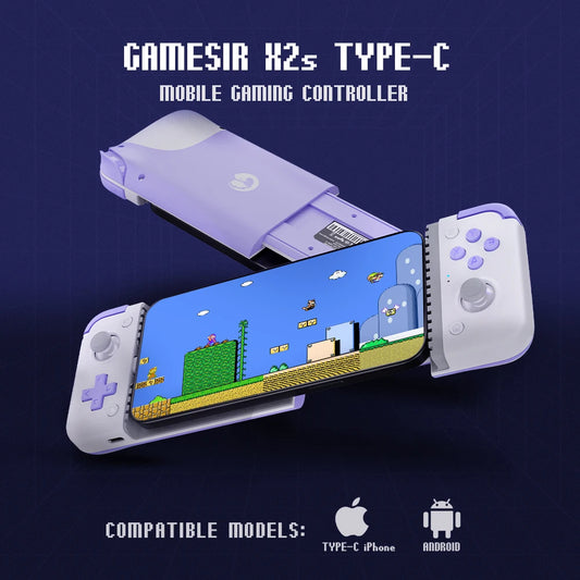 GameSir X2s Mobile Phone Gamepad. Game Controller for Cloud Gaming Xbox Game Pass STADIA xCloud, Hall Effect Joystick and Trigger