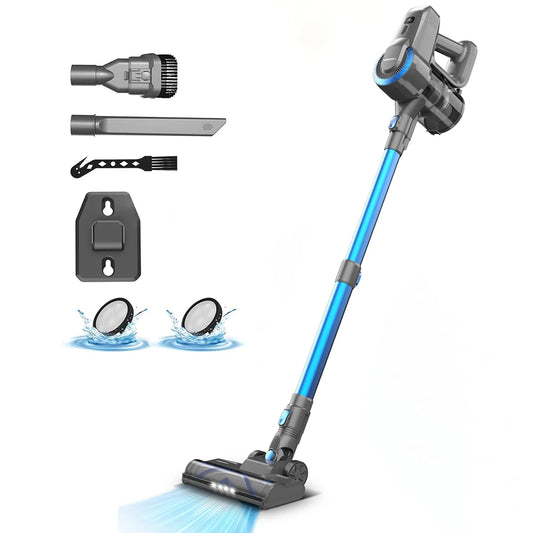 YISORA N300 Cordless Upright Vacuum Cleaner, 20Kpa Ultra Lightweight Stick Vacuum