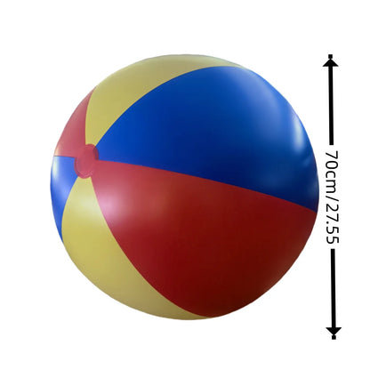 New Outdoor Gmaes Fun Toys Giant Outdoor Beach Ball Colorful PVC Inflatable Ball for Beach and Backyard pool Family Activities