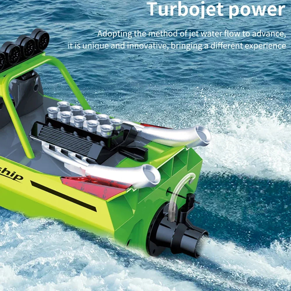 TY725 RC Boat TURBO JET PUMP & High-Speed Remote Control Jet Boat.  Adult & Children Gift