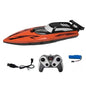 RC Boat With LED Lights. 2.4G RC Boat RC Boat Kids Toy for Pools and Lakes. Suitable for Gifts