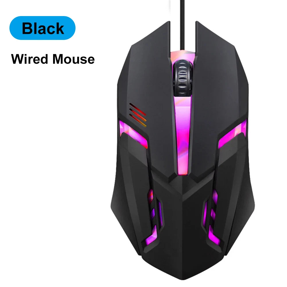 Bluetooth 5.2 Mouse RGB 2.4G Wireless Mouse, Dual-Mode Gaming Silent Mouse For MacBook, Tablets & Laptop / Desktop Computers