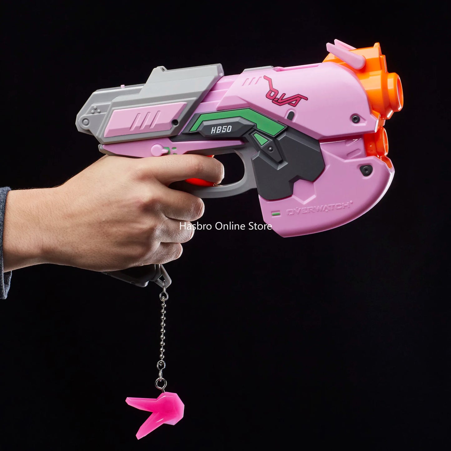 Hasbro Nerf Overwatch D.Va Rival Blaster with 3 Overwatch Rival Rounds. Toy gun for Kids & Boys