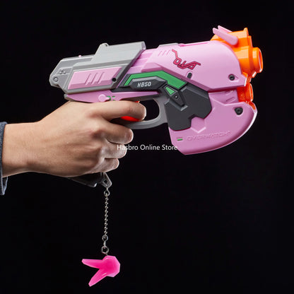 Hasbro Nerf Overwatch D.Va Rival Blaster with 3 Overwatch Rival Rounds. Toy gun for Kids & Boys
