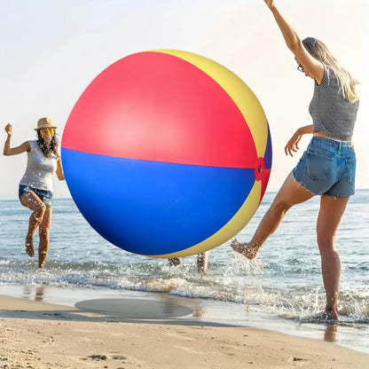 New Outdoor Gmaes Fun Toys Giant Outdoor Beach Ball Colorful PVC Inflatable Ball for Beach and Backyard pool Family Activities