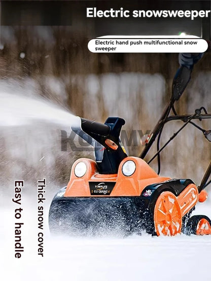 Hand Push Snow Removal Machine, Portable Snow Plow, Snow Clearing Equipment
