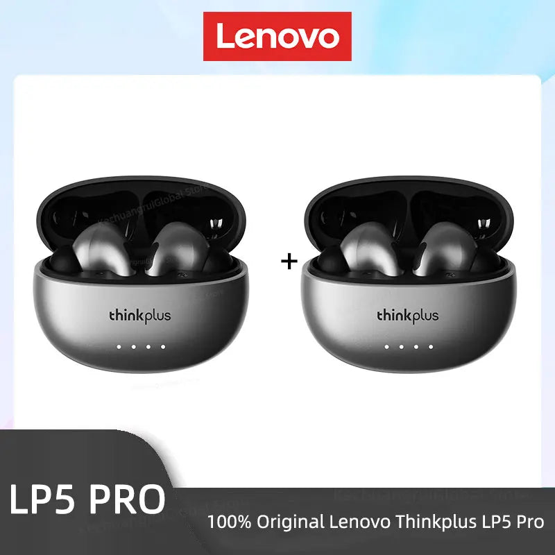 Lenovo LP5 PRO Wireless Bluetooth 5.4 Earphones TWS HiFi Sound for Gaming Earbuds