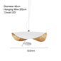 Modern Minimalist Flying Shuttle Hat LED Chandelier for Living Room & Bedroom Pendant Lamp. Art Home Decor Lighting Fixtures