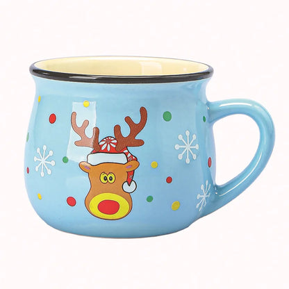 150ML Ceramic Christmas Mugs for Office or Home use. Best for Gifts